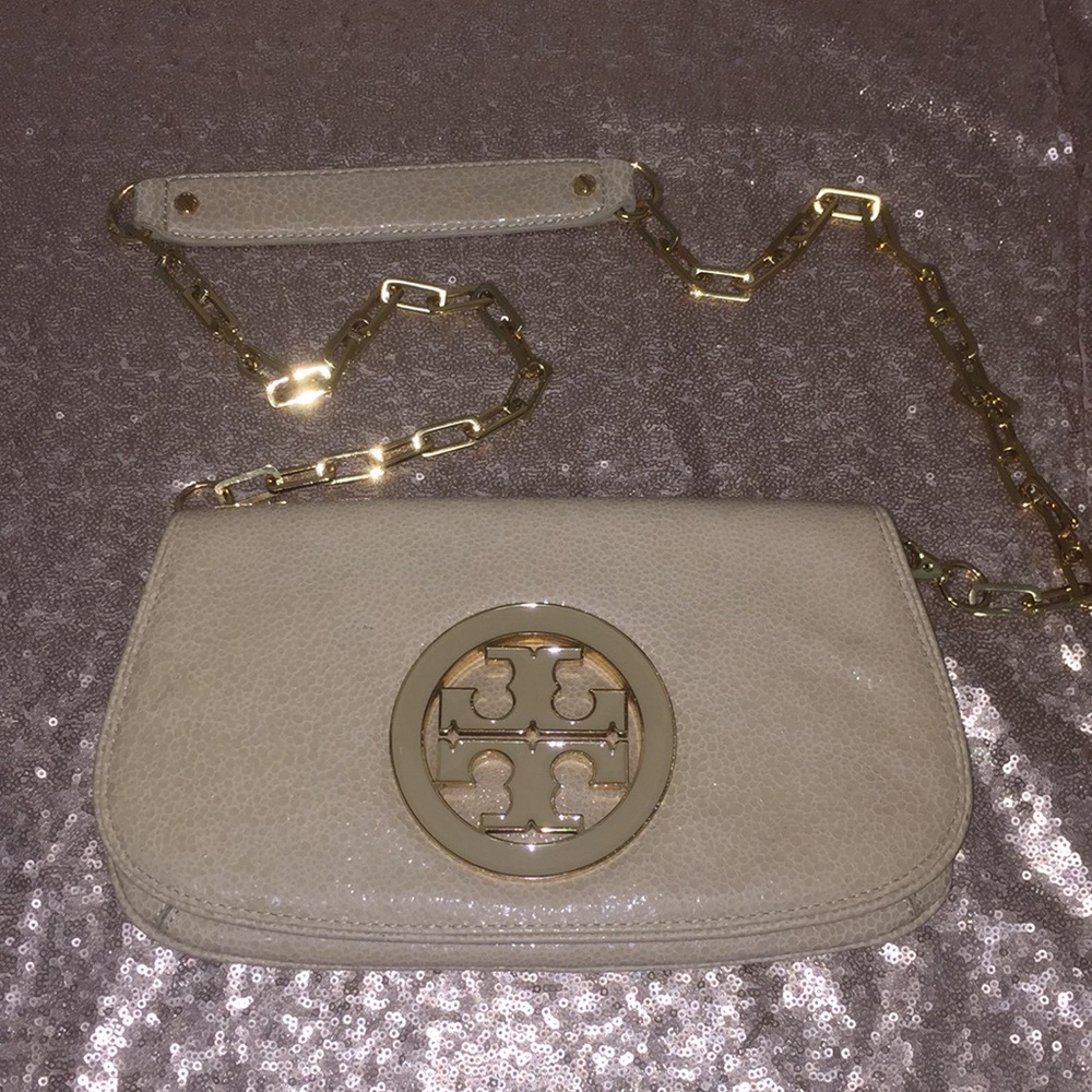 Tory Burch Tan Crossbody. LIKE NEW!